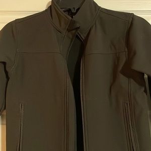 Youth Cowboy Legend Dark Brown fleece lined jacket. (s)